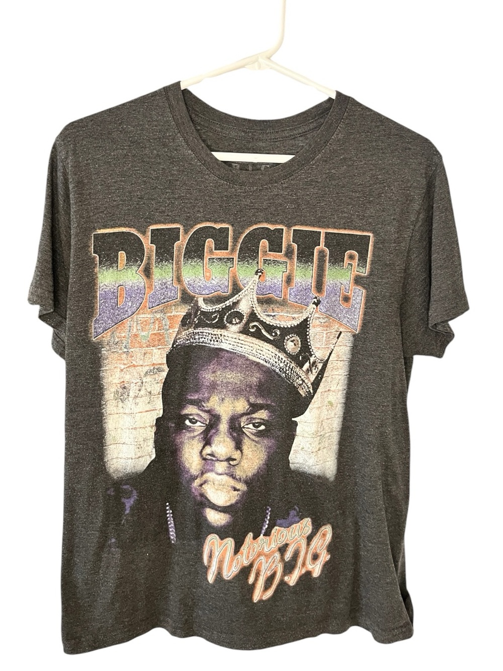 Notorious B.I.G. Graphic Tee for kids - Charcoal
